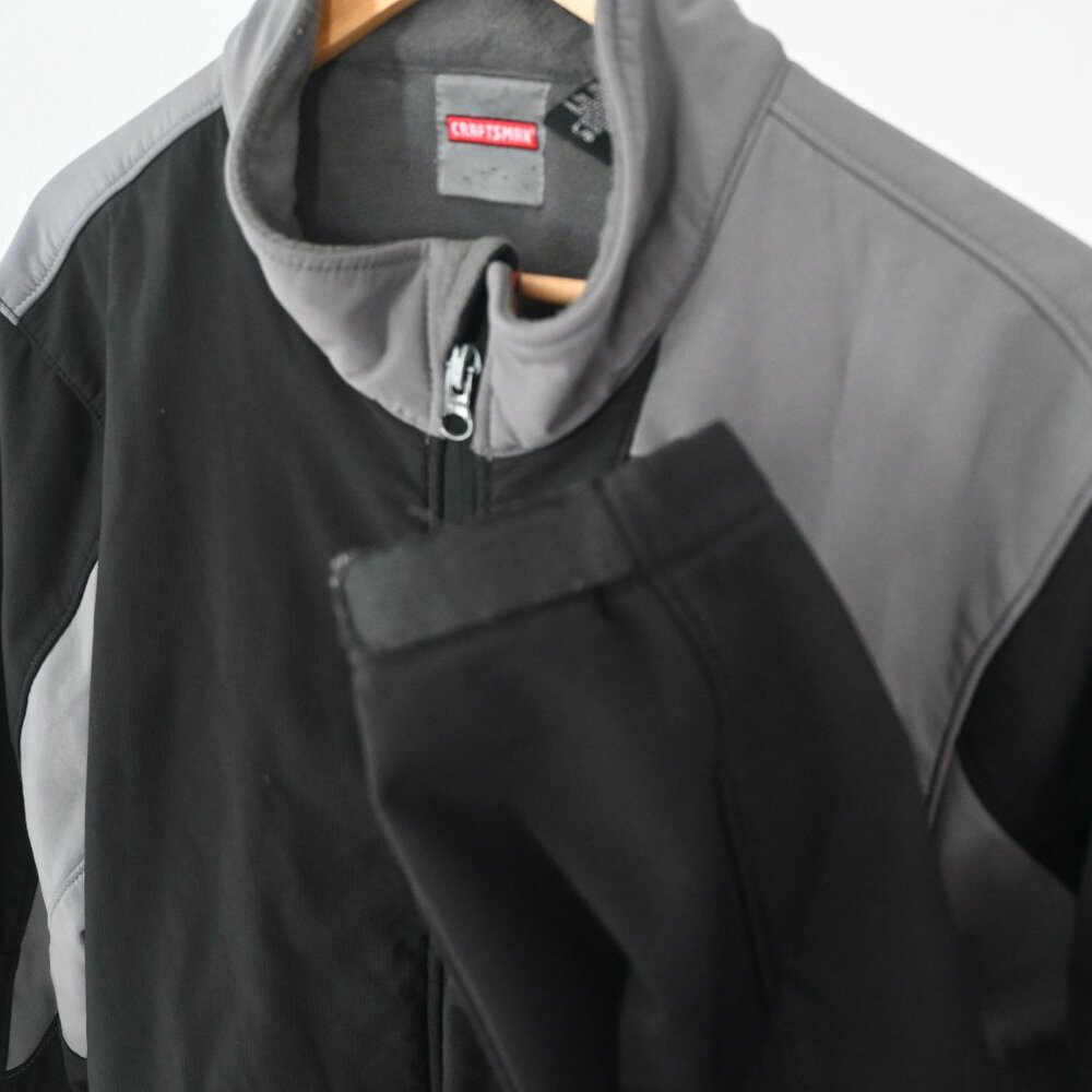 Craftsman - Softshell Tech Black/Gray Work Coat -… - image 4